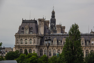 Fototapeta na wymiar hotel de ville paris