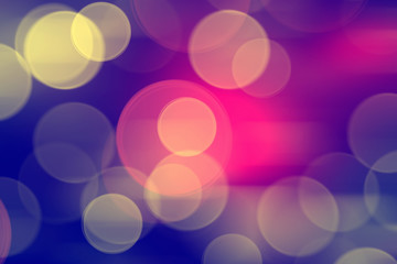 Colorful bokeh lights abstract background.