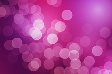 Purple bokeh lights abstract background.