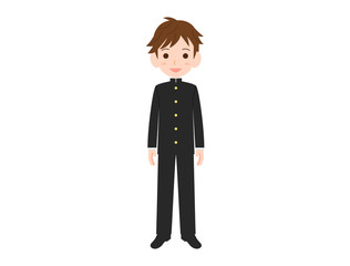 学生　男子　学ラン