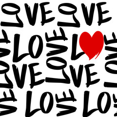 valentine love pattern