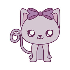 Cute cat cartoon vector design