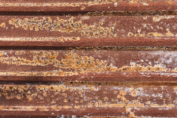 rusty corrugated metal background