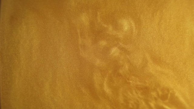 Rheoscopic fluid. Beautiful movement of particles in a liquid. Fantastic patterns and shapes. 50 fps