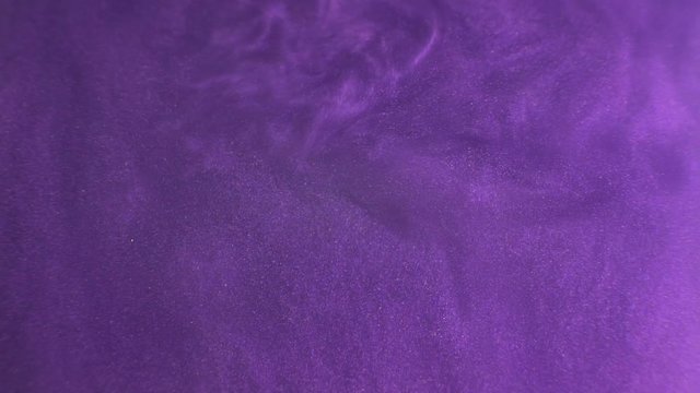Rheoscopic fluid. Beautiful movement of particles in a liquid. Fantastic patterns and shapes. 50 fps