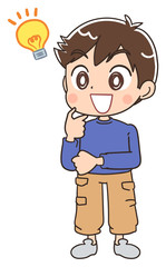 男の子 子ども イラスト キッズ 小学生