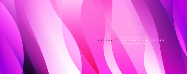 Dynamic trendy simple fluid color gradient abstract background with line effects. Vector Illustration For Wallpaper, Banner, Background, Card, Book Illustration, landing page