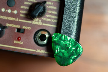 Green pick on Travel Speaker