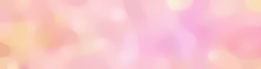 blurred bokeh iridescent horizontal background texture with pink, baby pink and antique white colors space for text or image - obrazy, fototapety, plakaty