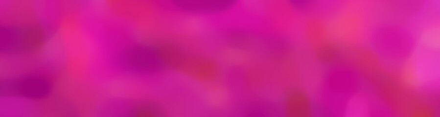 blurred horizontal background with medium violet red, neon fuchsia and deep pink colors and space for text