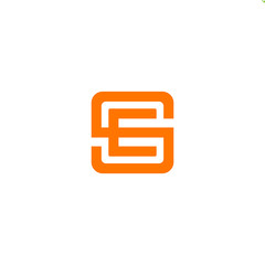 ES initial logo design