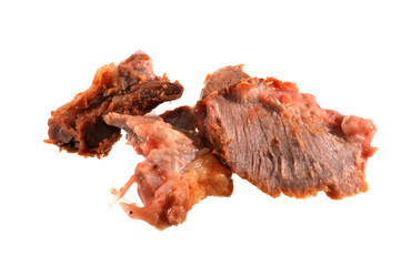 meat isolated on white background