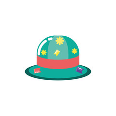 Isolated party hat vector design