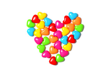 Colored Heart Beads Valentine's Day