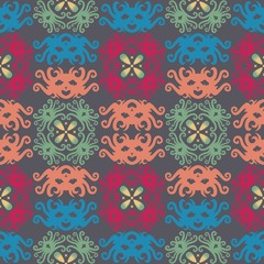 seamless pattern of ethnic pattern