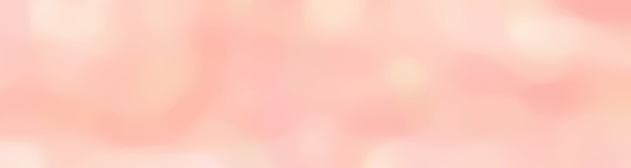 soft blurred iridescent horizontal background with baby pink, antique white and bisque colors space for text or image - obrazy, fototapety, plakaty