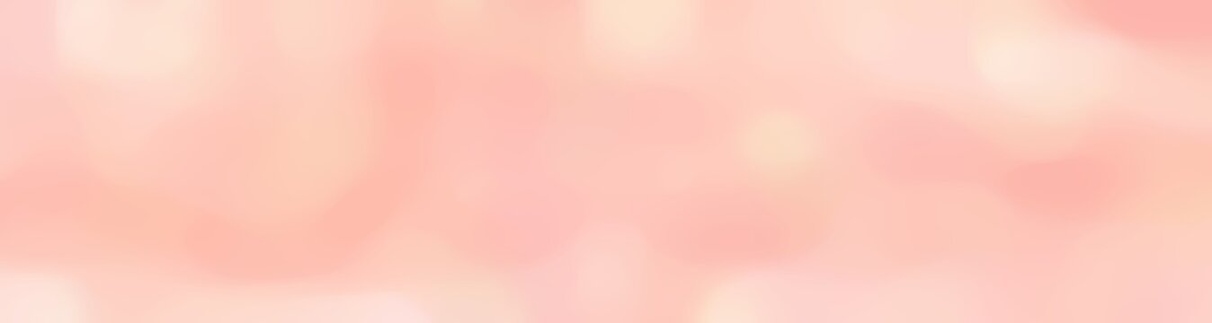 soft blurred iridescent horizontal background with baby pink, antique white and bisque colors space for text or image