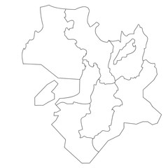 近畿地方 ブロック別地図 Wall Mural Wallpaper Murals 榊 望治