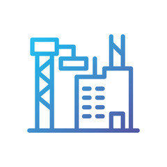 Isolated city building and banner vector design