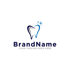 Dental logo icon vector. Dental logo template. Trending design style.