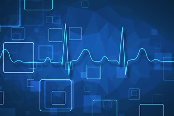 2D illustration medical structure background