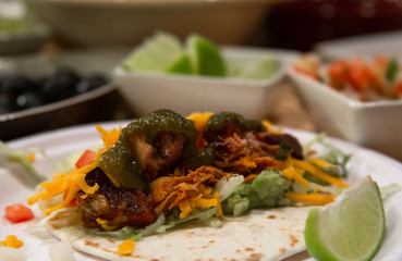 Pulled pork street taco
