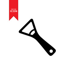 Bottle opener icon vector. Flat design style and modern design.