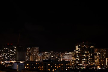 Honolulu Cityscape at Night