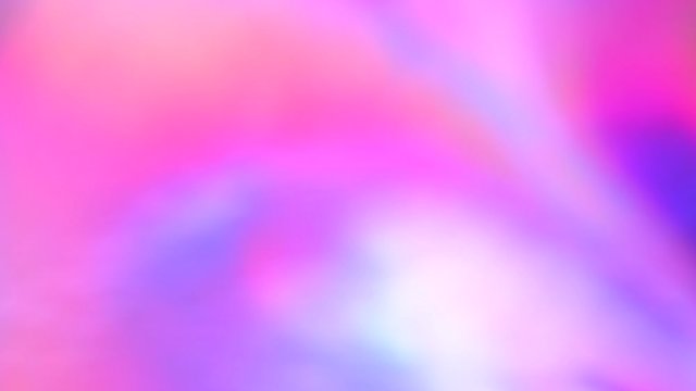 Blurred pastel pink, neon and purple gradient dynamic abstract background. A cloud of smoke. Hypnotic lights motion