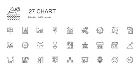 chart icons set