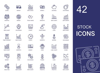 stock icons set