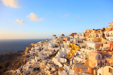 サントリーニ島-夕陽に沈むイア-	02