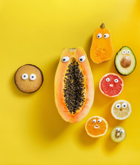 funny fruits and vegetables