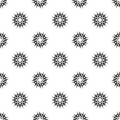 Seamless geometric vector pattern. Ornamental abstract background. Stars.