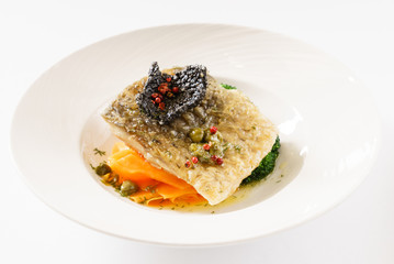 fish with vegetables