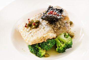fish with vegetables