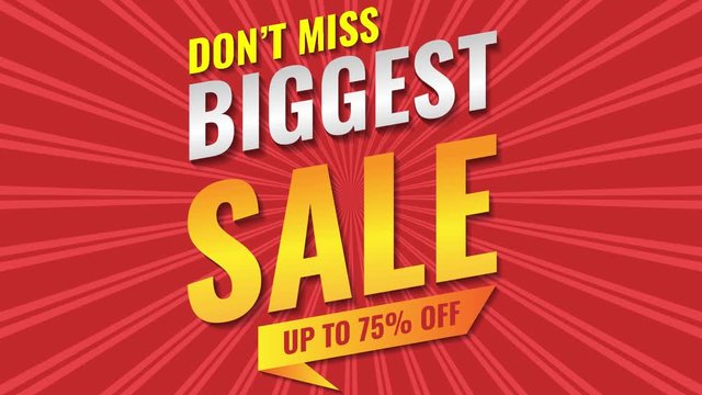 biggest sale Motion graphics animation set