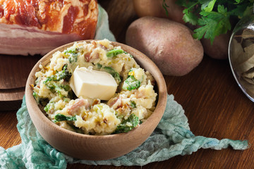 Colcannon, traditional Irish dish