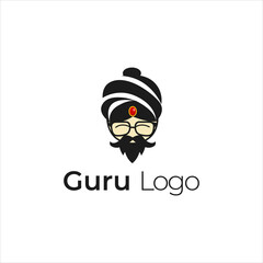 Guru Logo Icon Designs Vector Stock