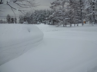 The view of Aomori in Winter, Japan