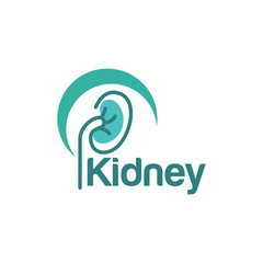 Kidney Logo Template Urology Logo Stock Vector