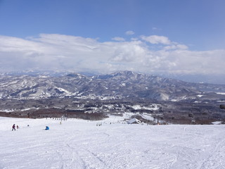 Snow resort in Niigata, Japan