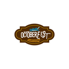 Vintage Octoberfest Beer Festival Abstract Vector Signs