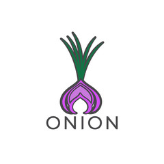 Onion Logo Images Stock Vectors