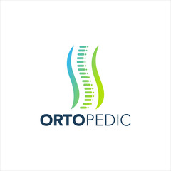 Orthopedic Logo Design Vector Template 