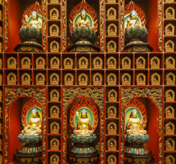 Buddha sculptures in Singapore