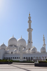 Fototapeta na wymiar Scheich Zayid Moschee Abu Dhabi