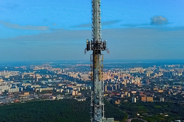 Obraz premium Ostankino television tower.
