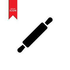 Rolling pin icon vector. Simple design rolling pin icon illustration.