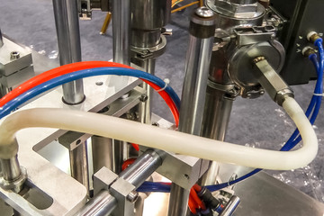 Fototapeta premium pharmaceutical equipment, line for filling